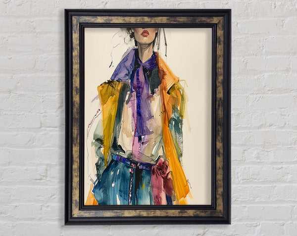 Fashion Clothes Framed Print