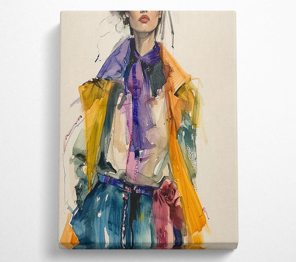  A Canvas Print of Fashion Clothes Canvas Print