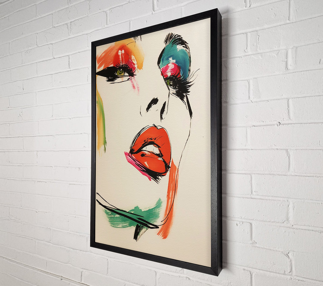  A Canvas Print of Fashion Eyes Canvas Art