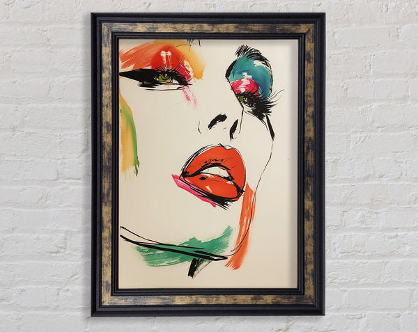 Fashion Eyes Framed Print