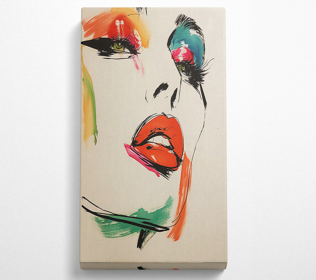  A Canvas Print of Fashion Eyes Canvas Art