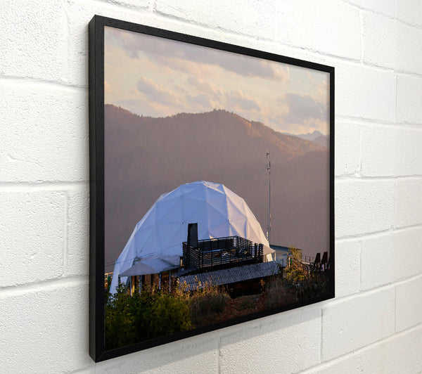 White Dome On A Hill