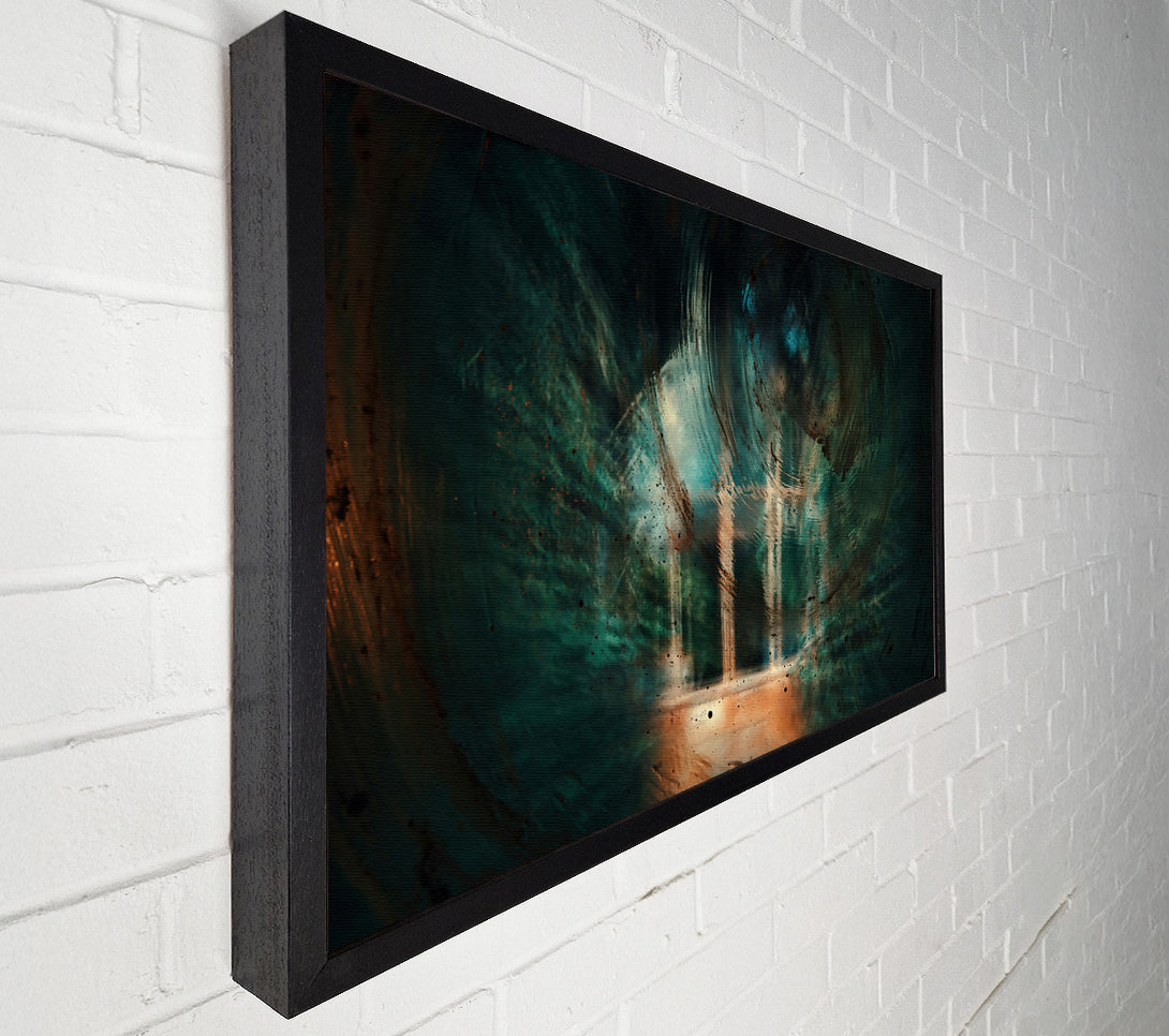  A Canvas Print of Emerald Swirls Canvas Wall Art