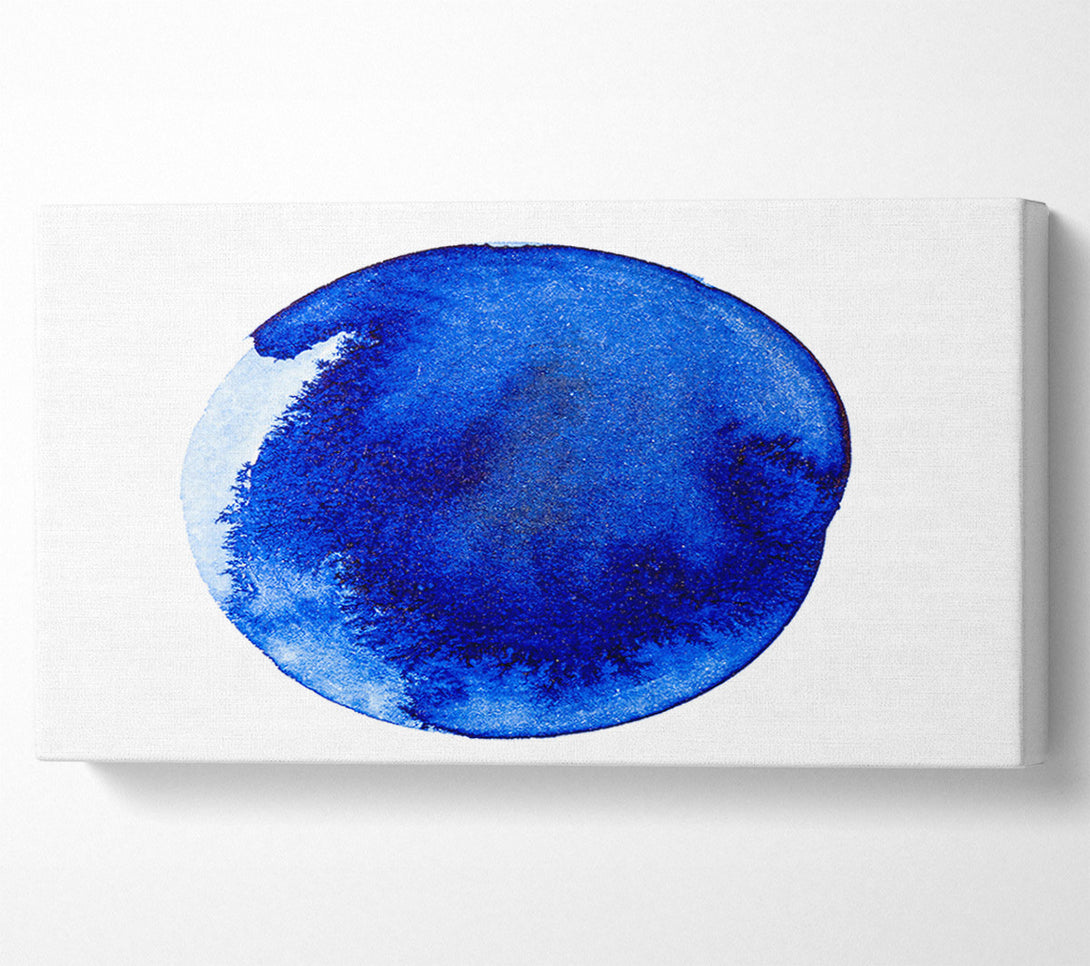  A Canvas Print of The Cobalt Circle Canvas Print