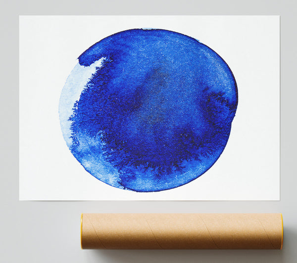 The Cobalt Circle Print