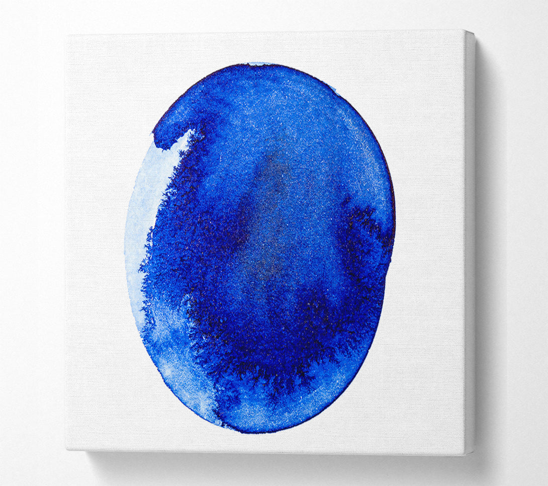  A Canvas Print of The Cobalt Circle Canvas Print
