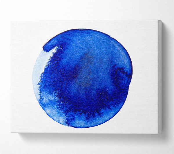  A Canvas Print of The Cobalt Circle Canvas Print