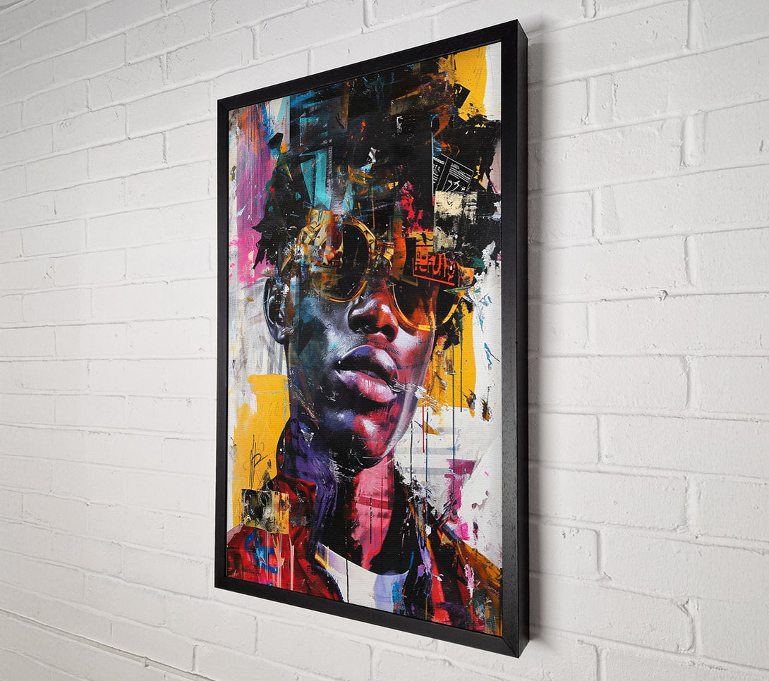  A Canvas Print of Fashion Glasses Canvas Print