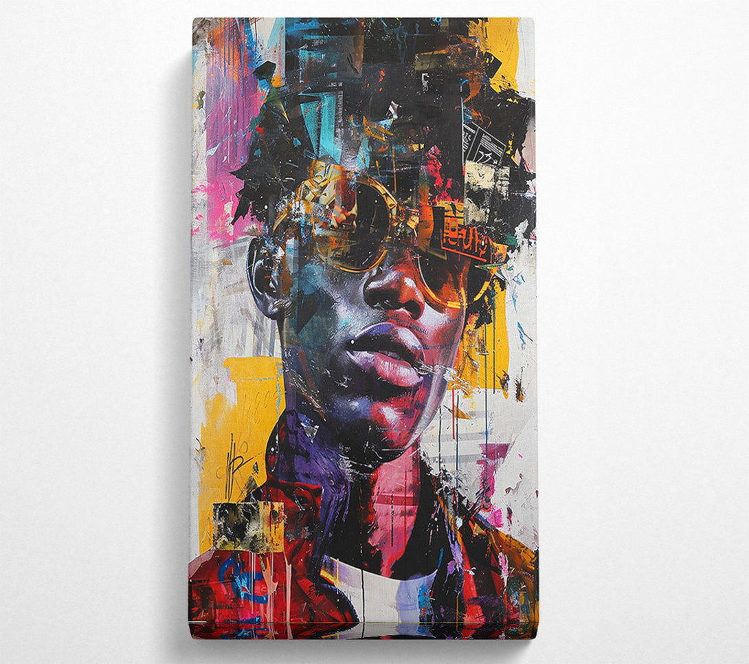  A Canvas Print of Fashion Glasses Canvas Print