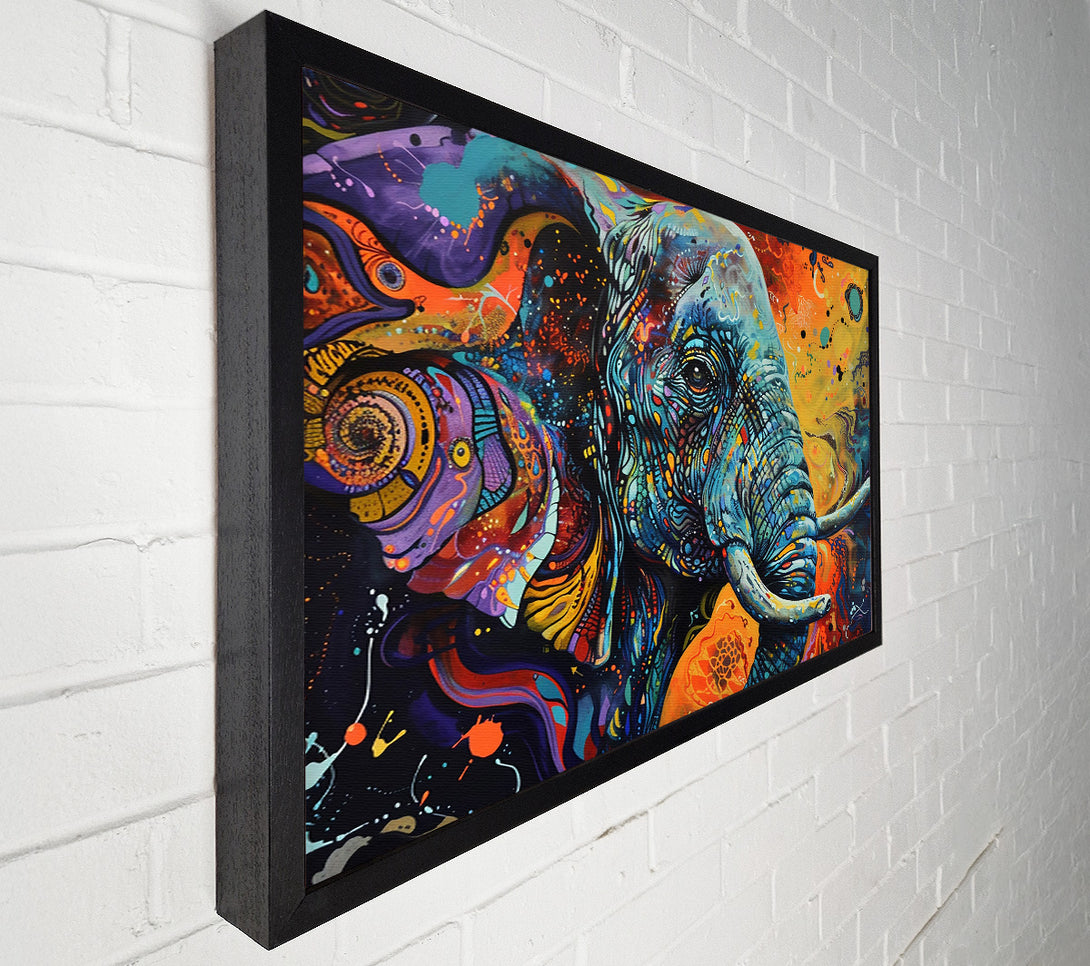  A Canvas Print of Azure Elephant Dream Canvas Wall Art