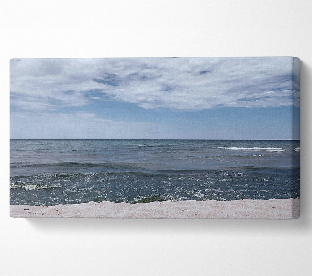  A Canvas Print of Azure Ocean Shore Canvas Print