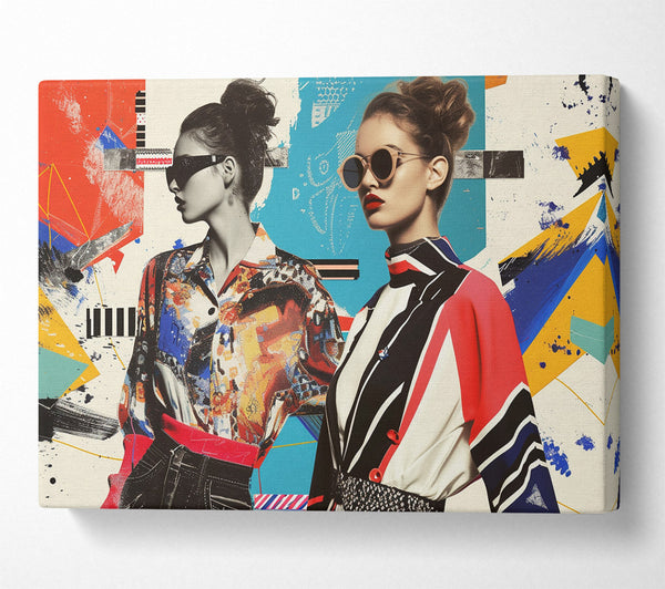  A Canvas Print of Fashion Women Canvas Print