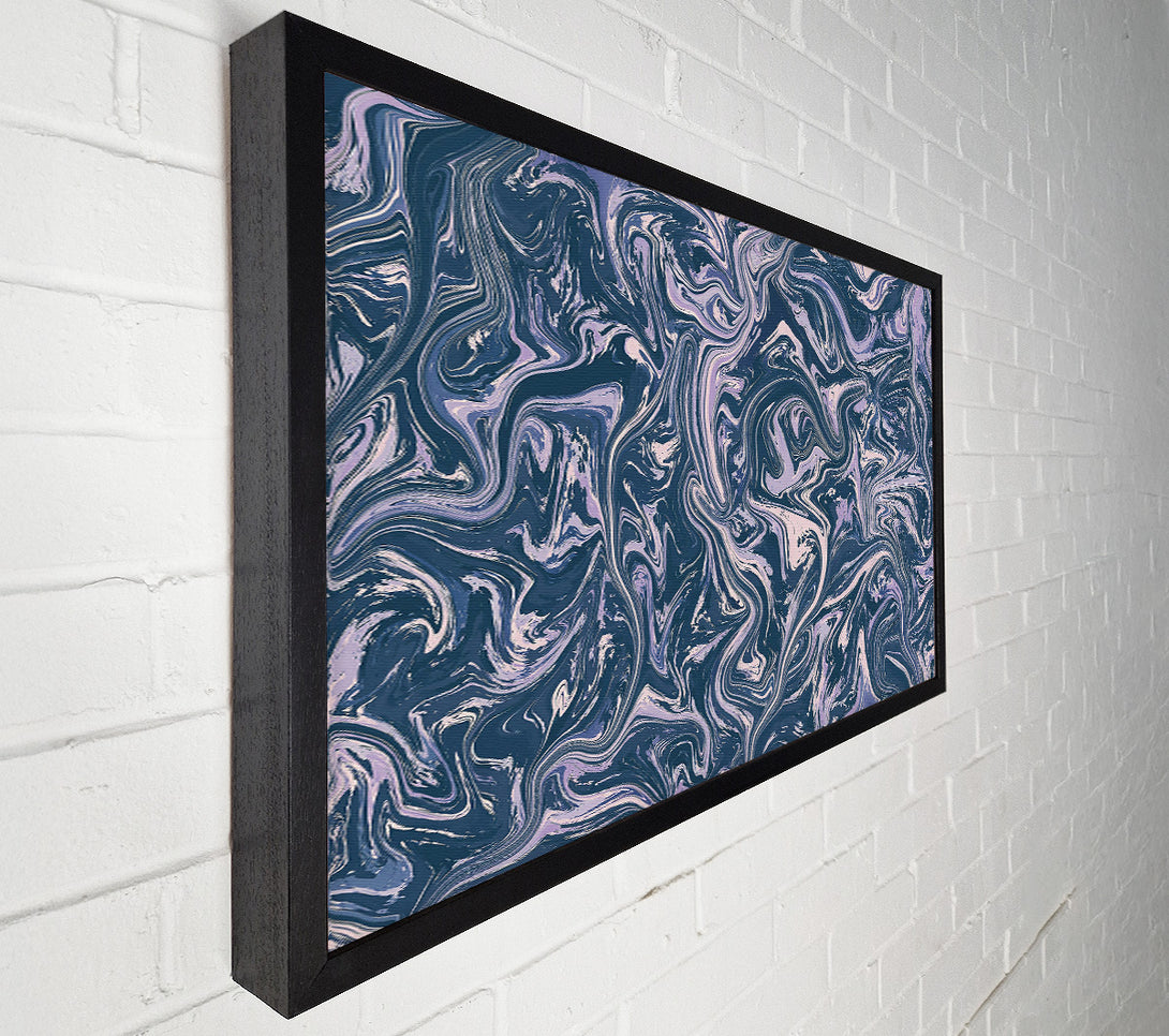  A Canvas Print of Indigo Swirlscapes Canvas Wall Art