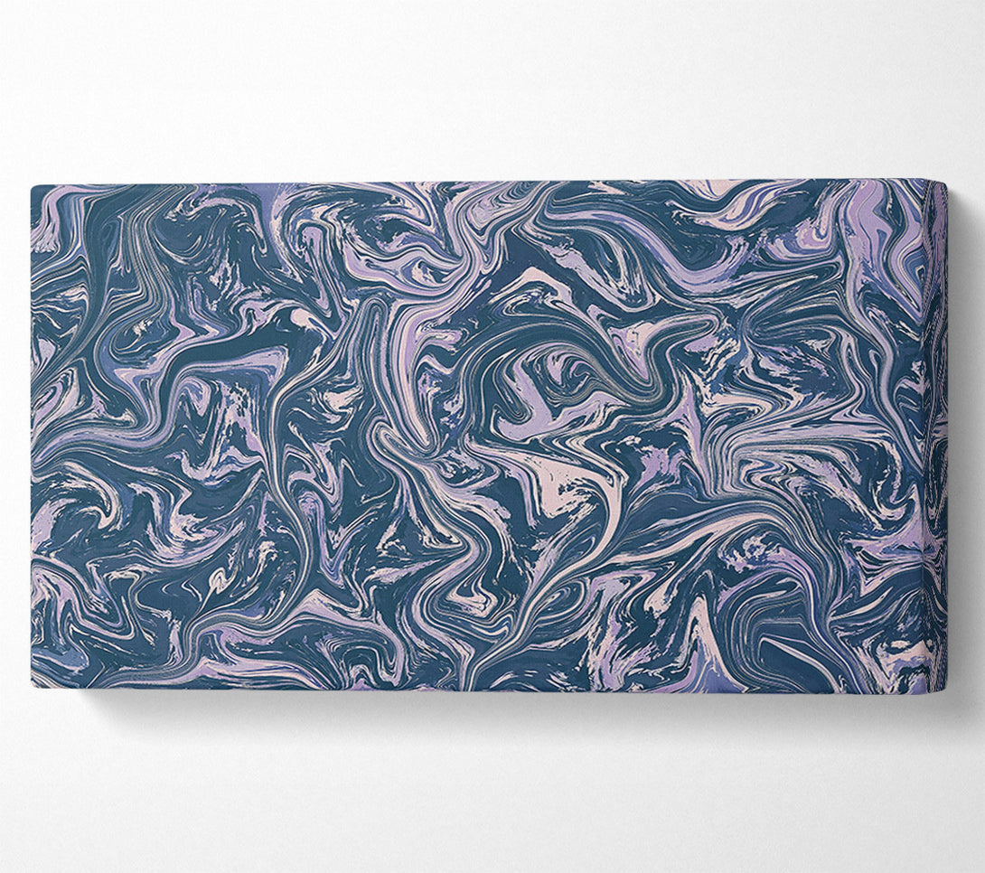  A Canvas Print of Indigo Swirlscapes Canvas Wall Art
