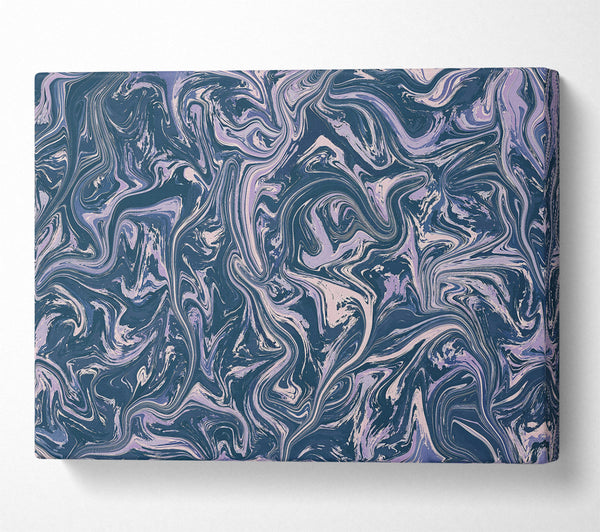  A Canvas Print of Indigo Swirlscapes Canvas Wall Art
