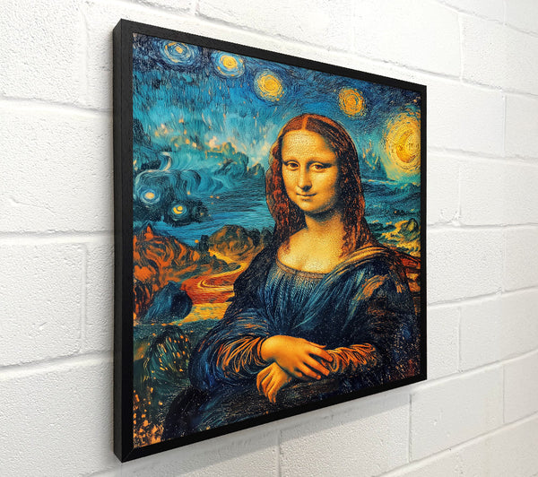 Blue Night Mona Lisa