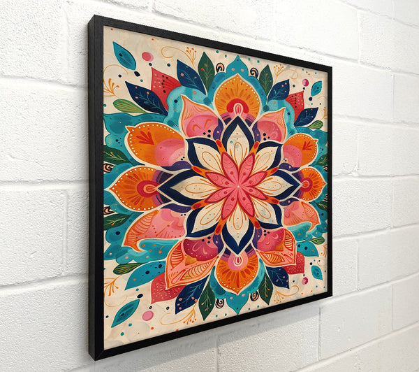 Blue Mandala Bloom