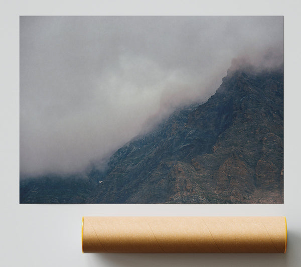 Gray Mountain Mist Giclee Print
