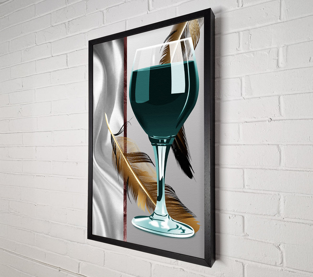  A Canvas Print of Feather Drink Canvas Art