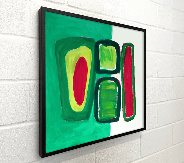 Emerald Green Shapes