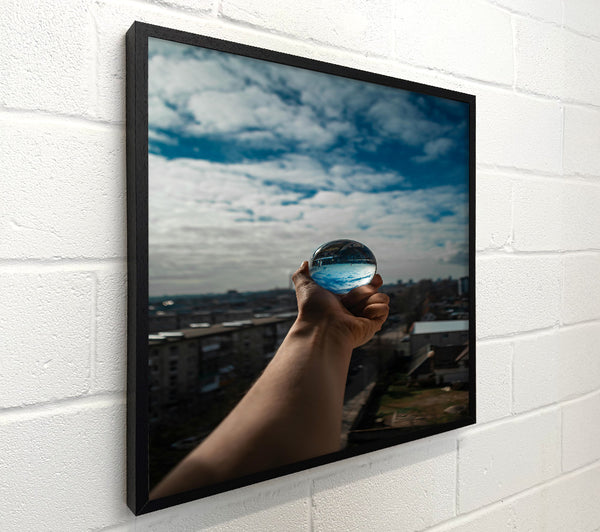 Blue Sky Lens Ball