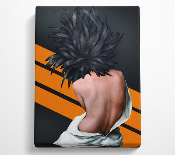  A Canvas Print of Feather Hair Canvas Art