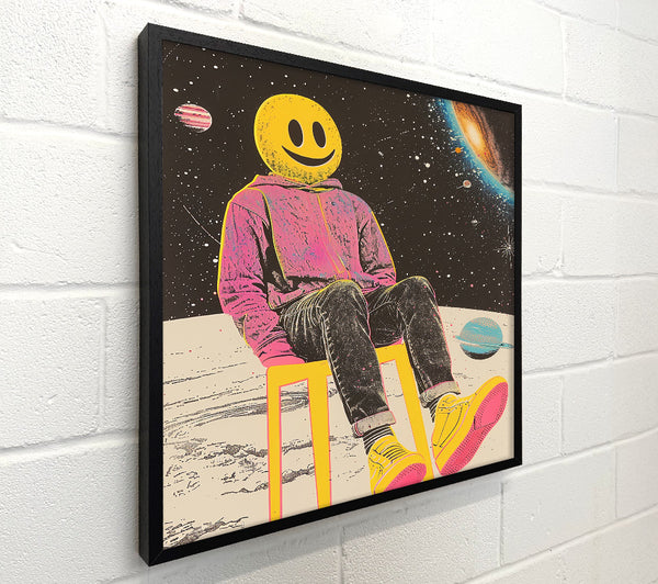 Yellow Smile On The Moon