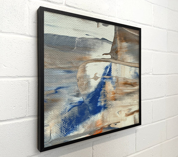 Blue Hues On Canvas