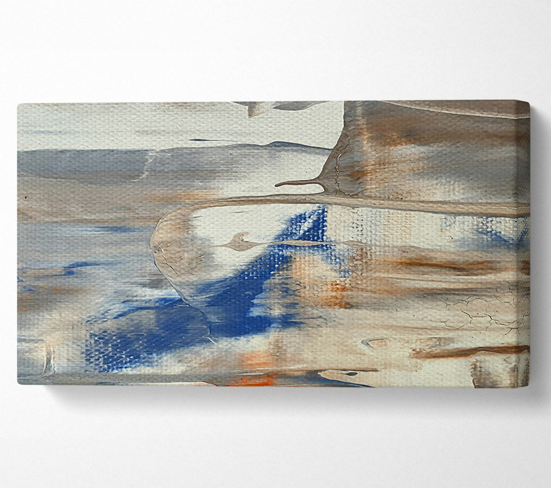  A Canvas Print of Blue Hues On Canvas Canvas Print