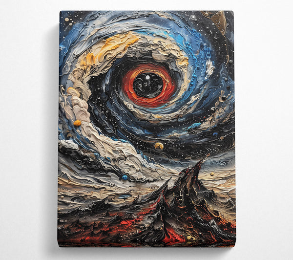 A Canvas Print of Blue Cosmic Eye Canvas Wall Art