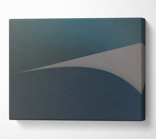  A Canvas Print of Azure Curved Horizon Canvas Art