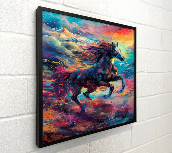 Blue Horse Ascends