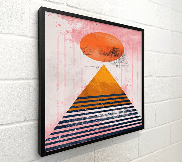 Pink Sunset Triangle