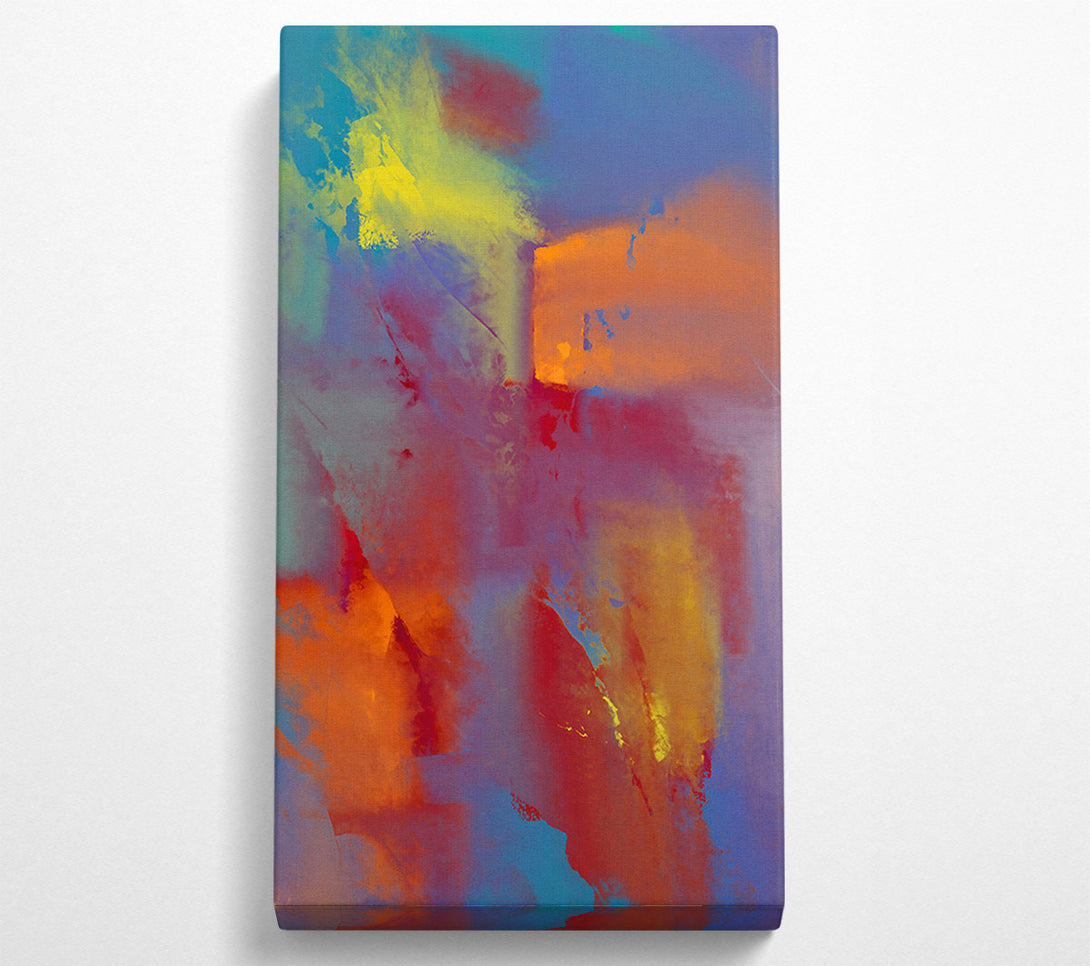  A Canvas Print of Crimson & Teal Skies Canvas Art