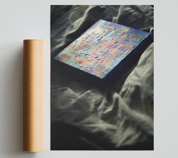 Blue Layered Dreams Poster
