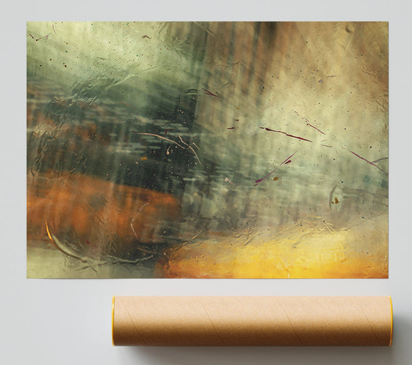 Golden Dusty Reflections Giclee Print