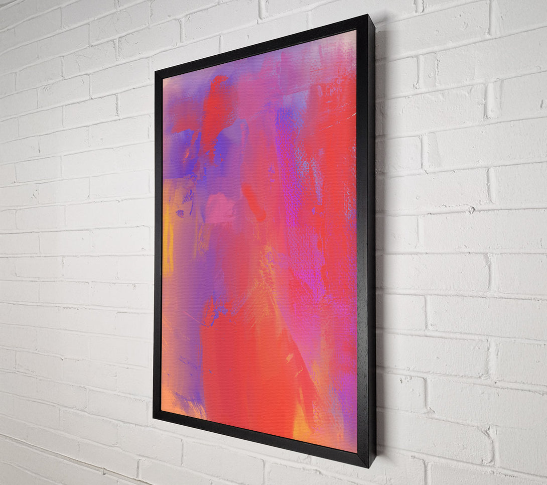  A Canvas Print of Coral And Violet Dreams Canvas Print
