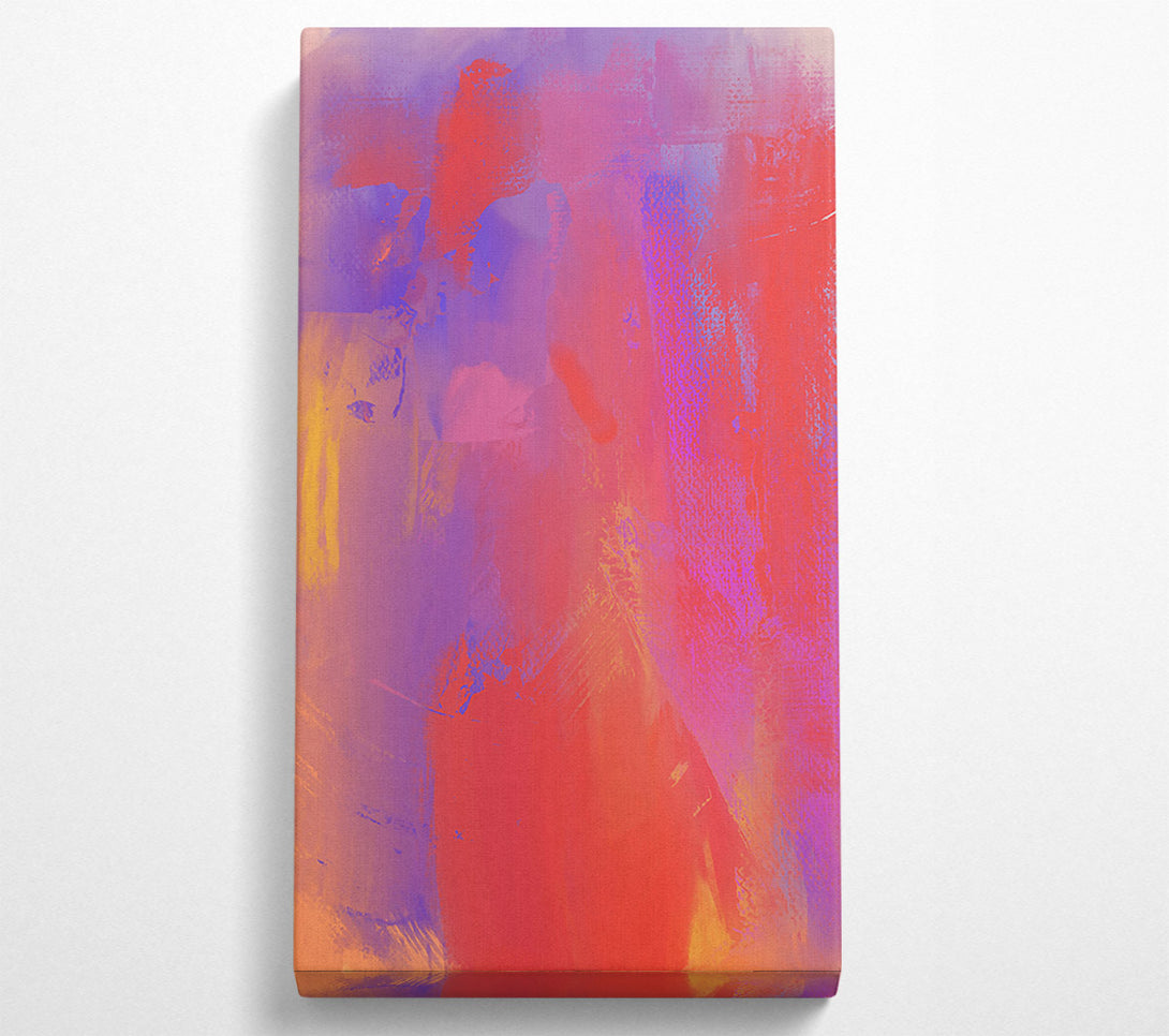  A Canvas Print of Coral And Violet Dreams Canvas Print
