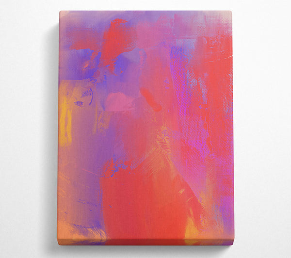  A Canvas Print of Coral And Violet Dreams Canvas Print