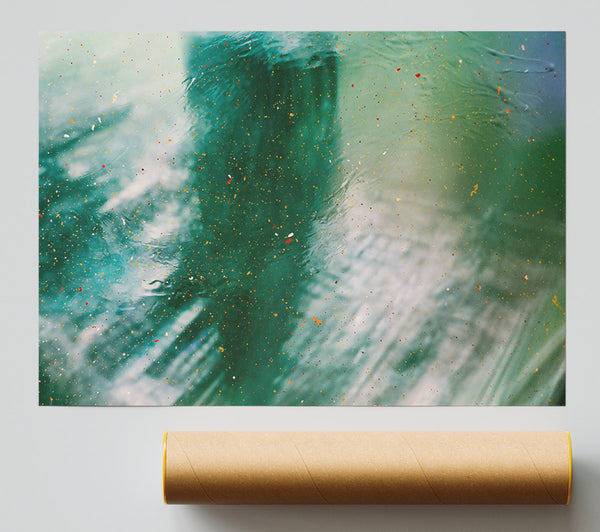 Emerald Specks Of Light Print
