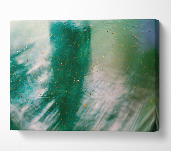  A Canvas Print of Emerald Specks Of Light Canvas Print
