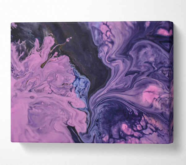  A Canvas Print of Lavender Cosmic Flow Canvas Wall Art