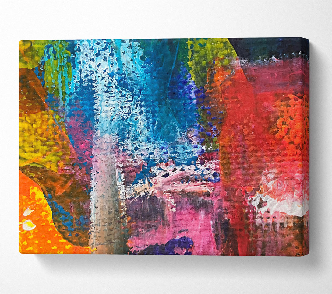  A Canvas Print of Crimson Abstract Dreamscape Canvas Print