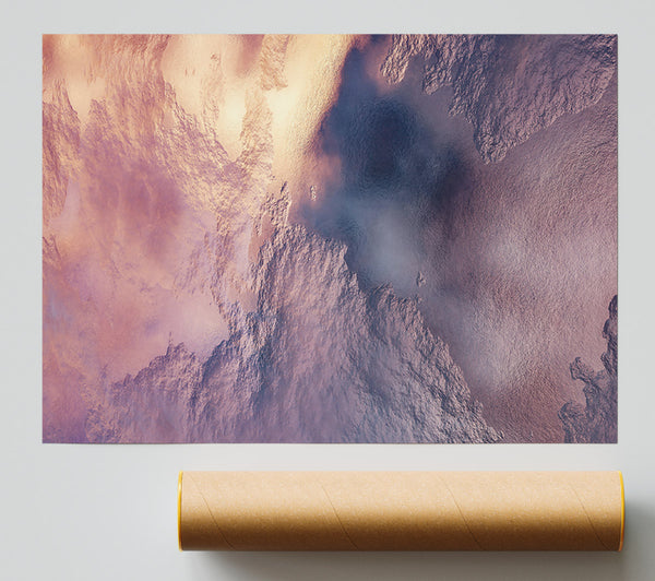 Purple Mountain Haze Poster