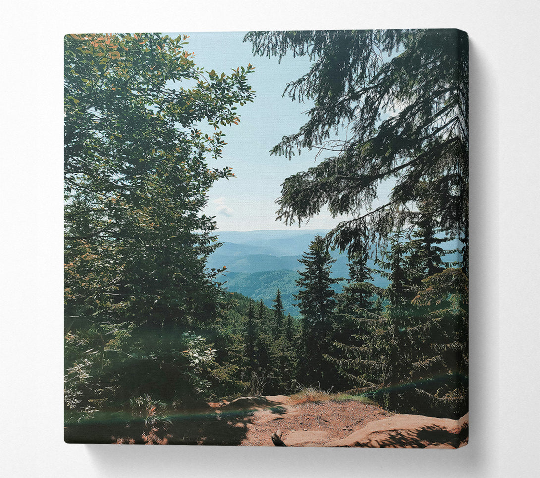  A Canvas Print of Blue Ridge View Canvas Wall Art