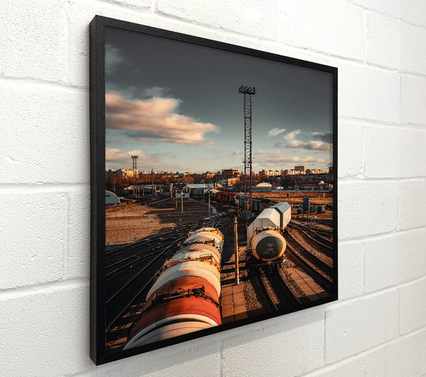Rusty Orange Rail Yard