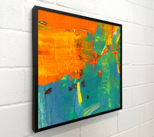 Green And Orange Abstract