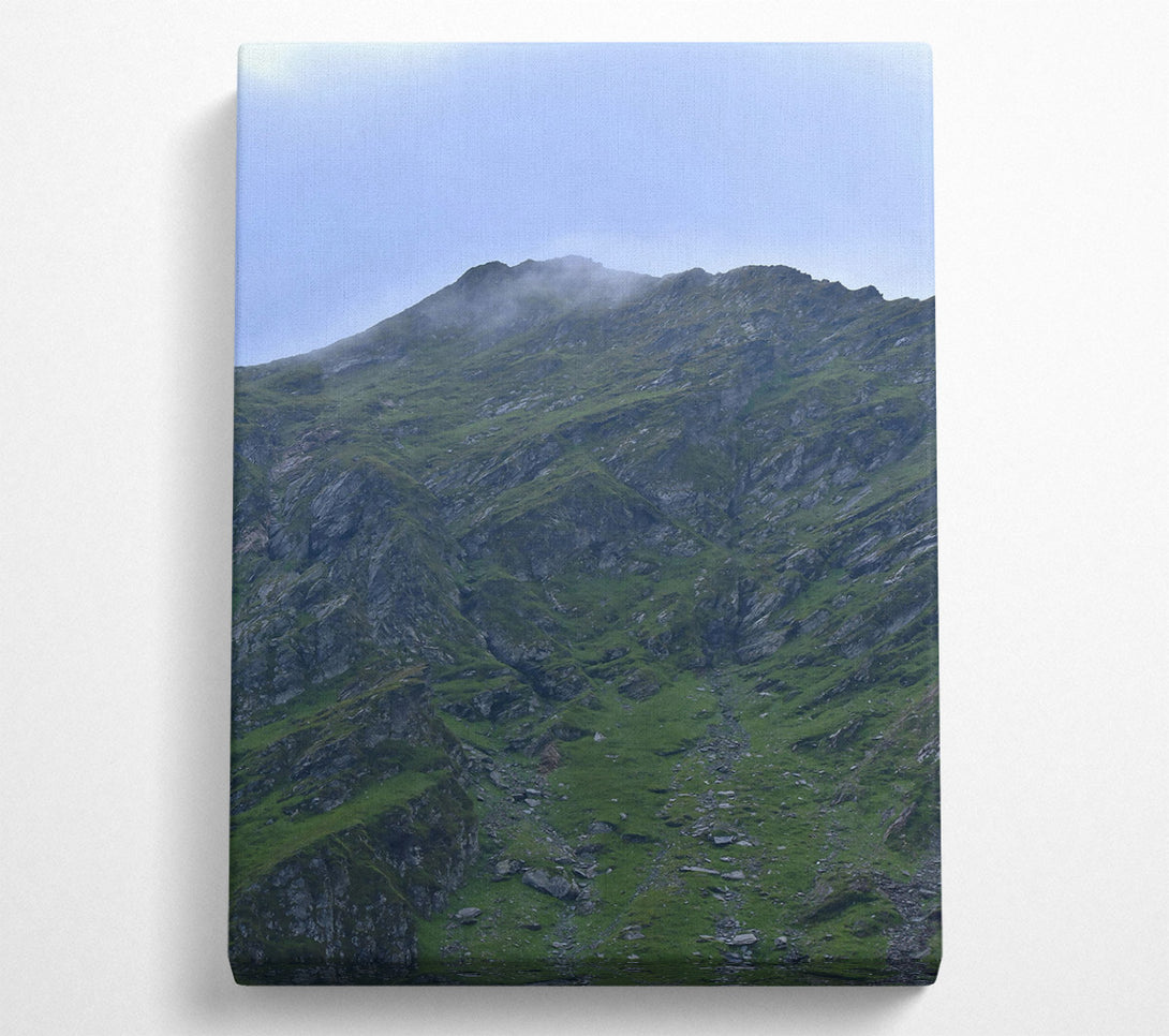  A Canvas Print of Green Mountain Mist Canvas Print