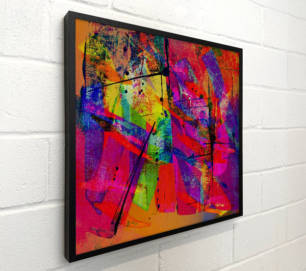 Fuchsia Abstract Chaos