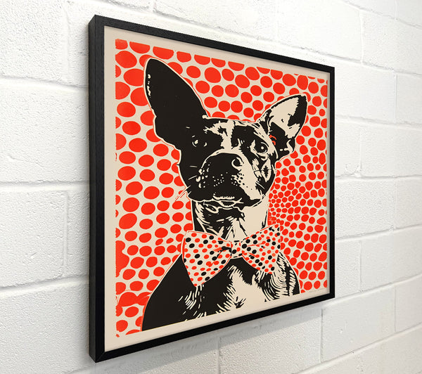 Red Dot Bowtie Dog